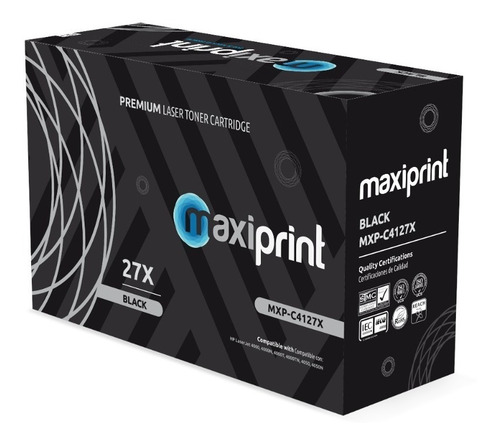 Cartucho de Toner Maxiprint Compatible con HP C4127X negro