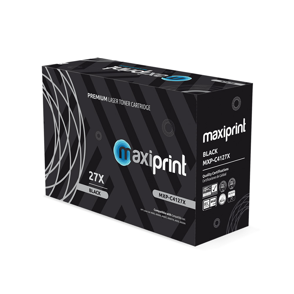Cartucho de Toner Maxiprint Compatible con HP C4127X negro