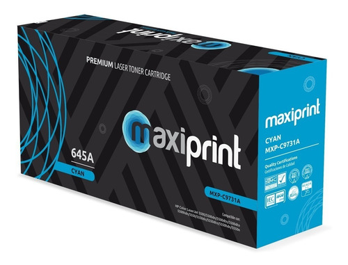 Cartucho de Toner Maxiprint Compatible con HP C9730A negro