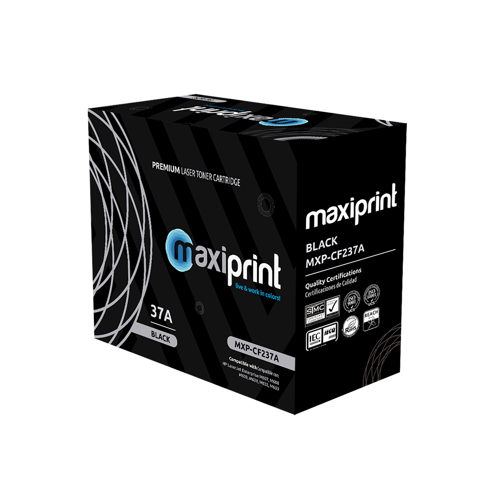 Cartucho de Toner Maxiprint Compatible con HP CF237A negro