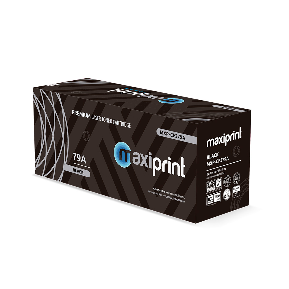 Cartucho de Toner Maxiprint Compatible con HP CF279A negro