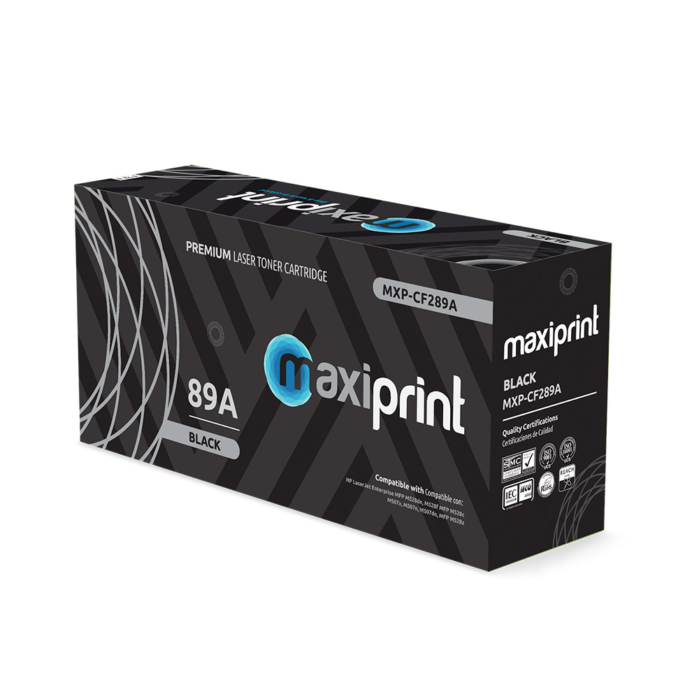 Cartucho de Toner Maxiprint Compatible con HP CF289A negro (C/Chip)
