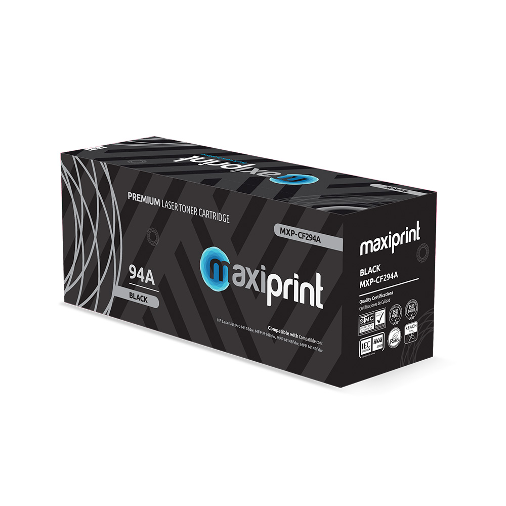 Cartucho de Toner Maxiprint Compatible con HP CF294A negro