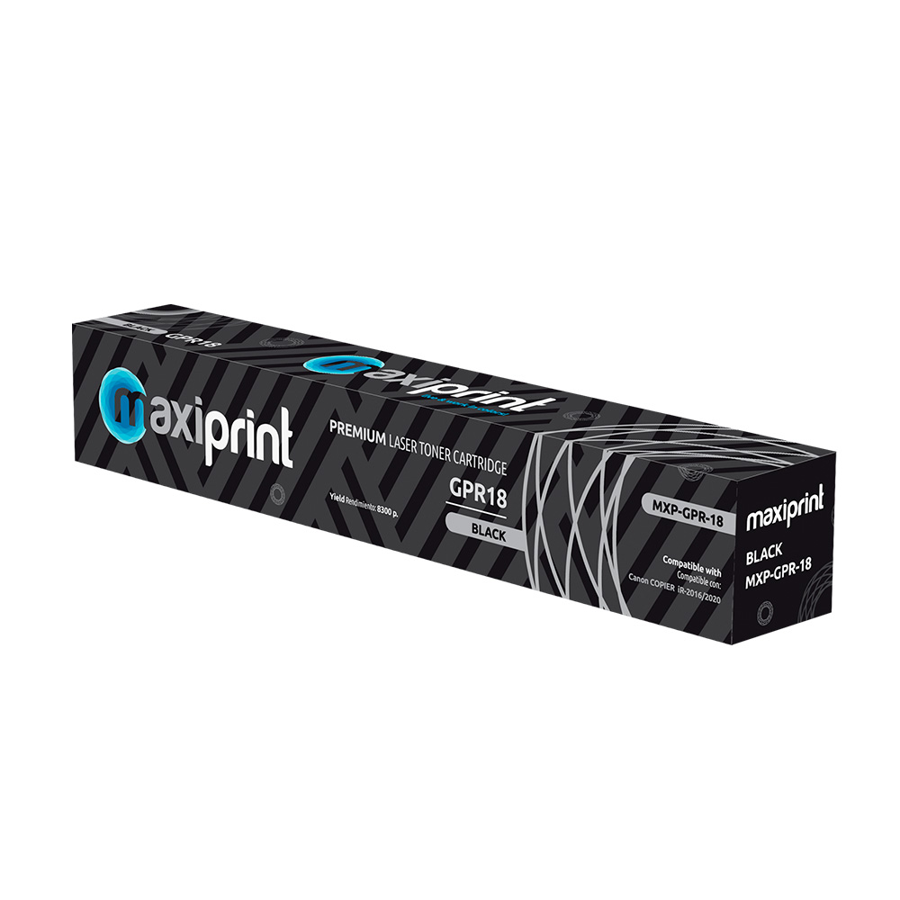 Cartucho de Toner Maxiprint Compatible con Canon GPR 18 negro