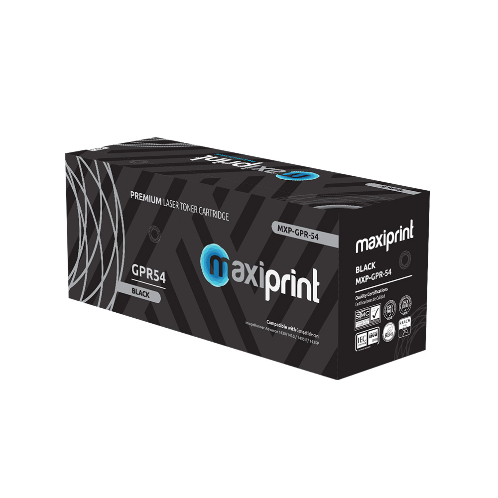Cartucho de Toner Maxiprint Compatible con Canon GPR 54 negro