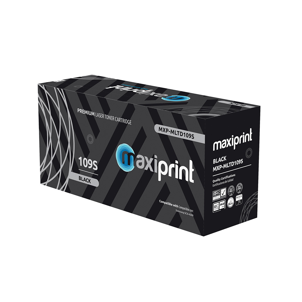 Cartucho de Toner Maxiprint Compatible con Samsung MLTD109S negro