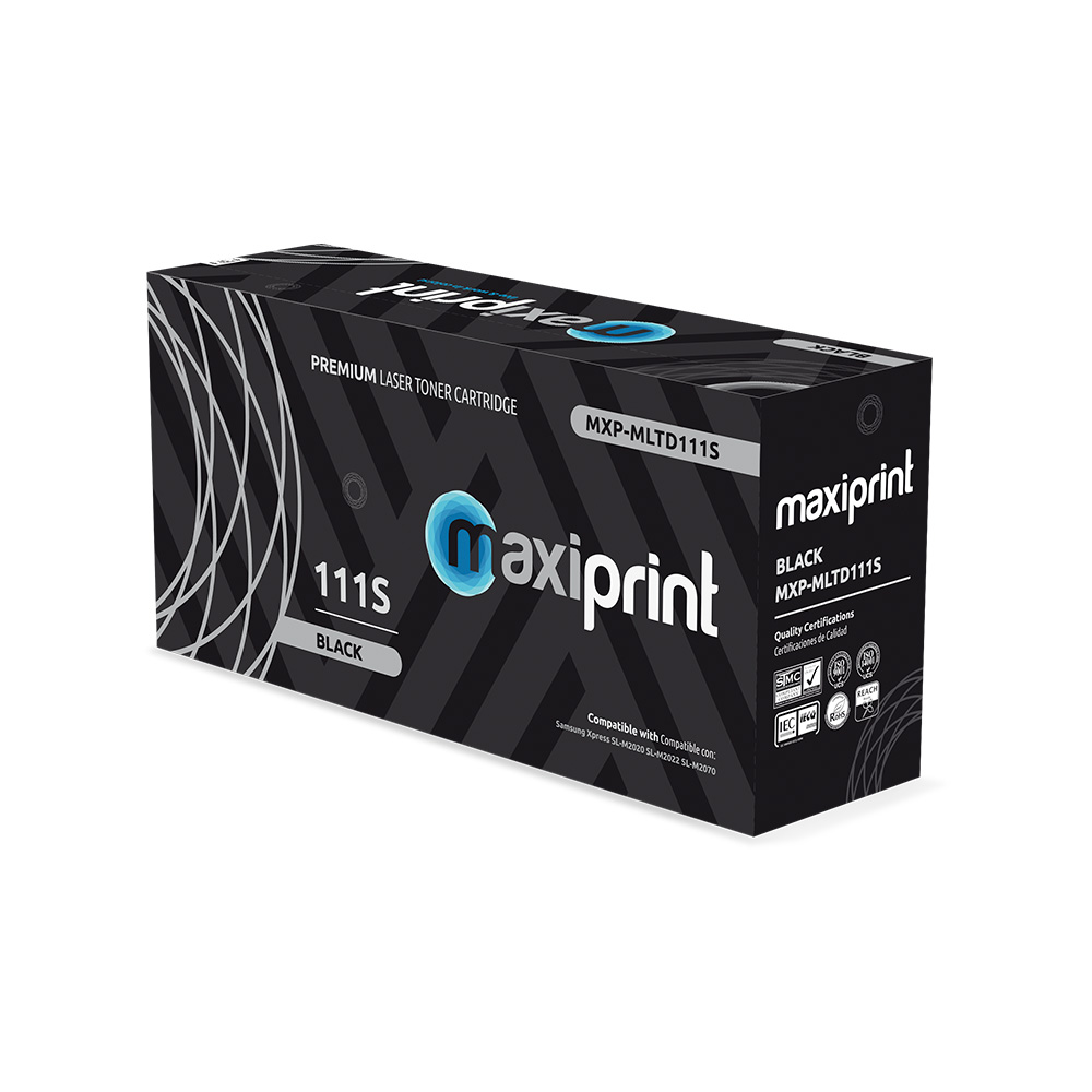 Cartucho de Toner Maxiprint Compatible con Samsung MLTD111S negro