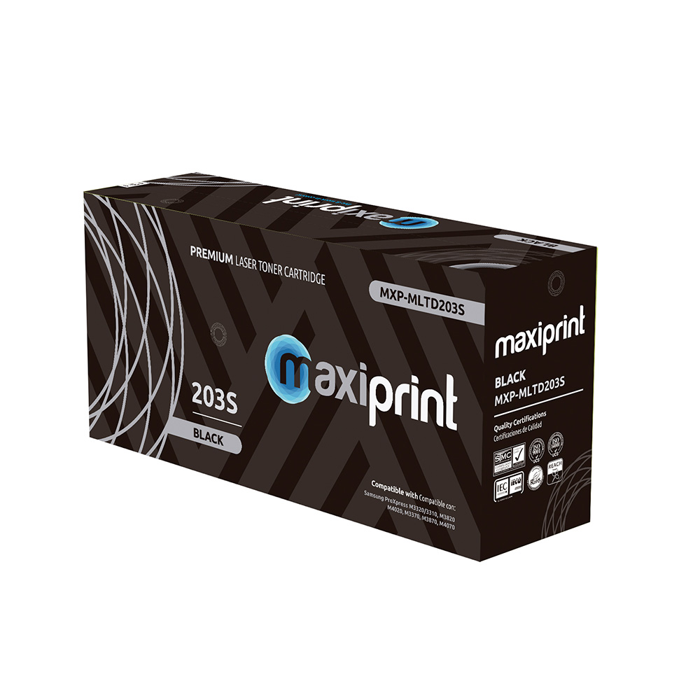 Cartucho de Toner Maxiprint Compatible con Samsung MTLD203S negro