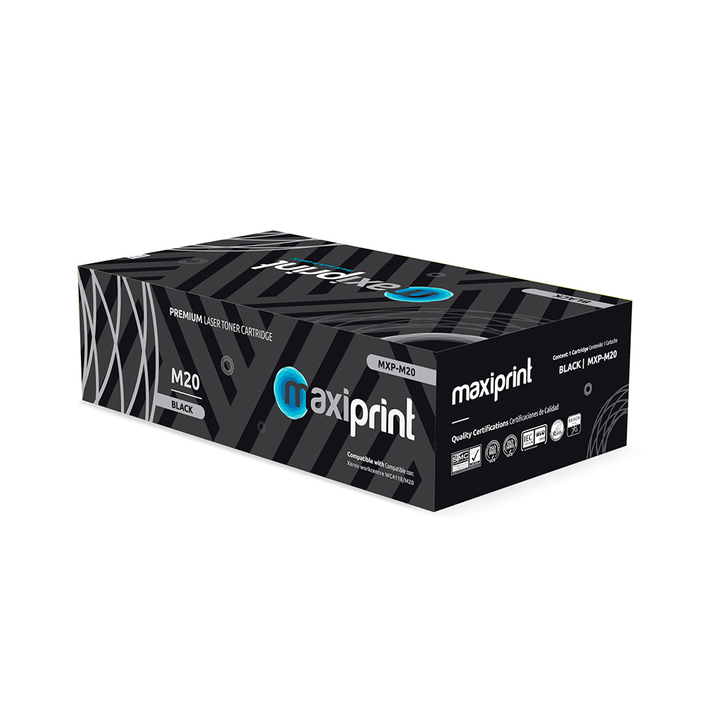Cartucho de Toner Maxiprint Compatible con Xerox M20 106R01047 negro