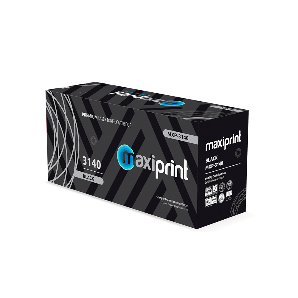 Cartucho de Toner Maxiprint Compatible con Xerox 3140 108R00909 negro