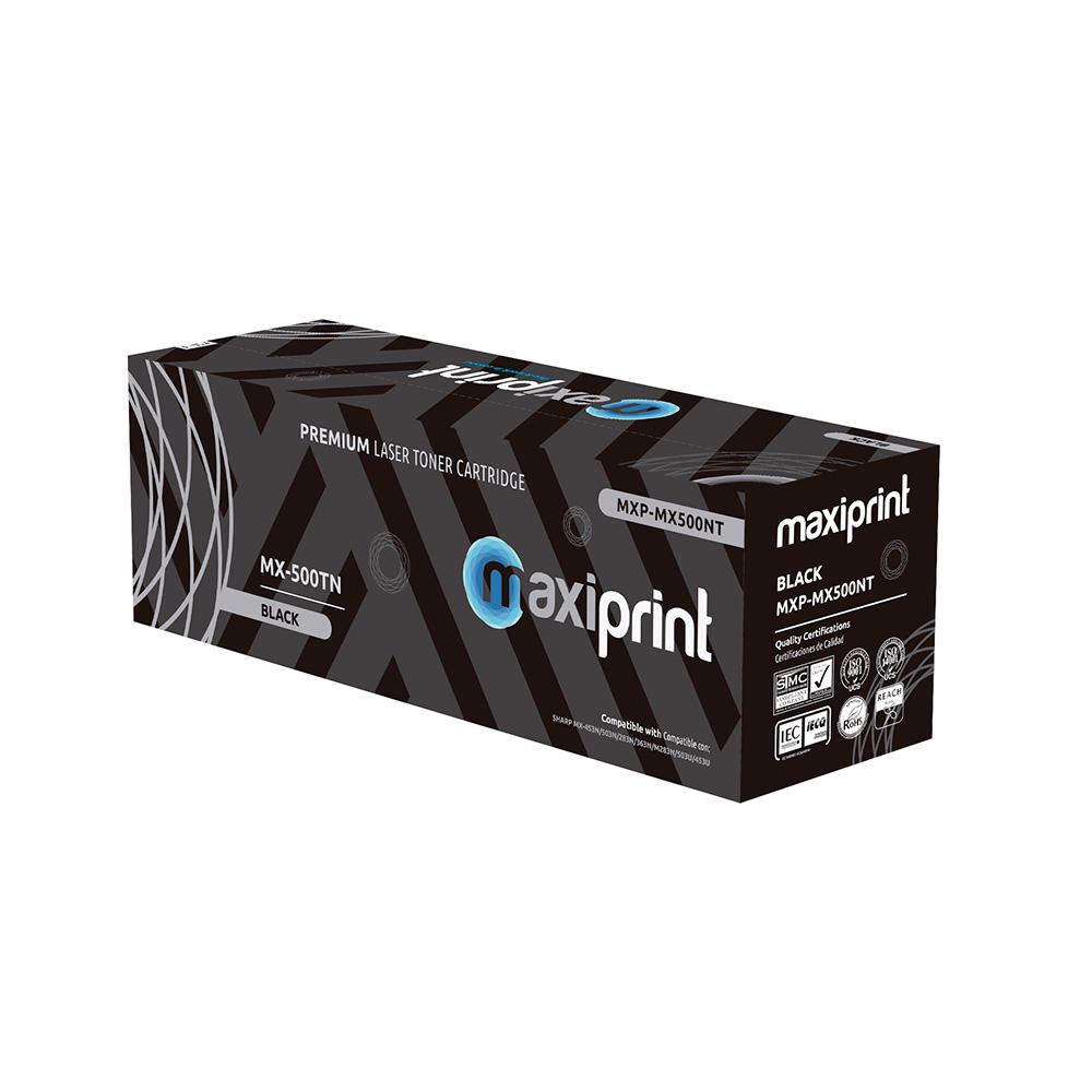 Cartucho de Toner Maxiprint Compatible con Sharp MX500NT negro