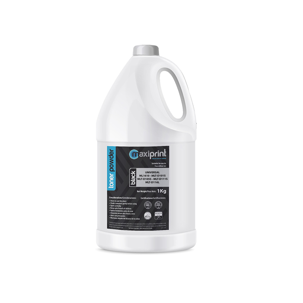 Botella de Polvo de Toner Maxiprint Compatible con Samsung ML1610 101S/104S/111S/116L