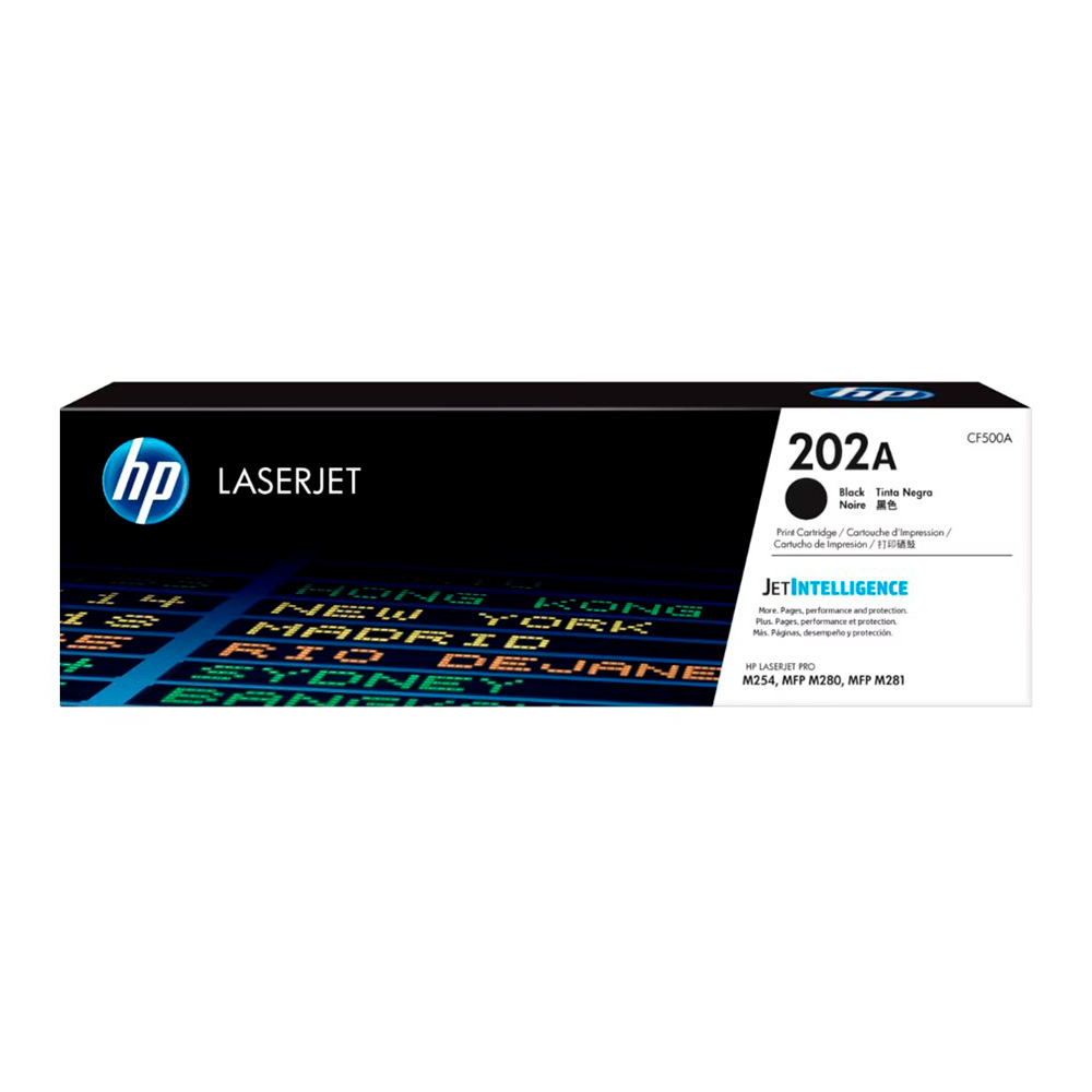 Cartucho de Toner HP CF500A serie 202A Negro