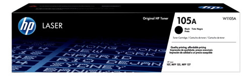 Cartucho de Toner HP W1105A Original serie 105A Negro