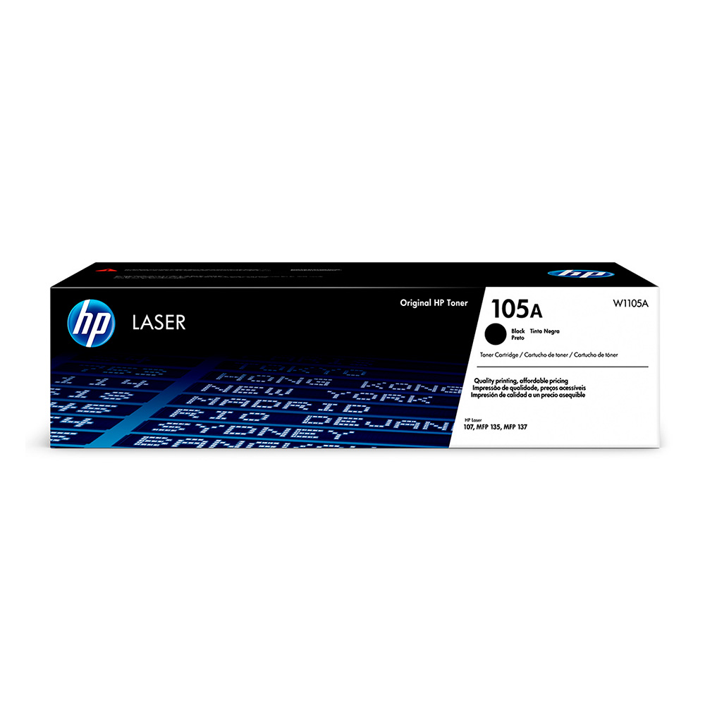 Cartucho de Toner HP W1105A Original serie 105A Negro