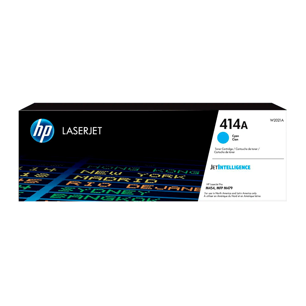 Cartucho de Toner HP W2021A serie 414A Cian