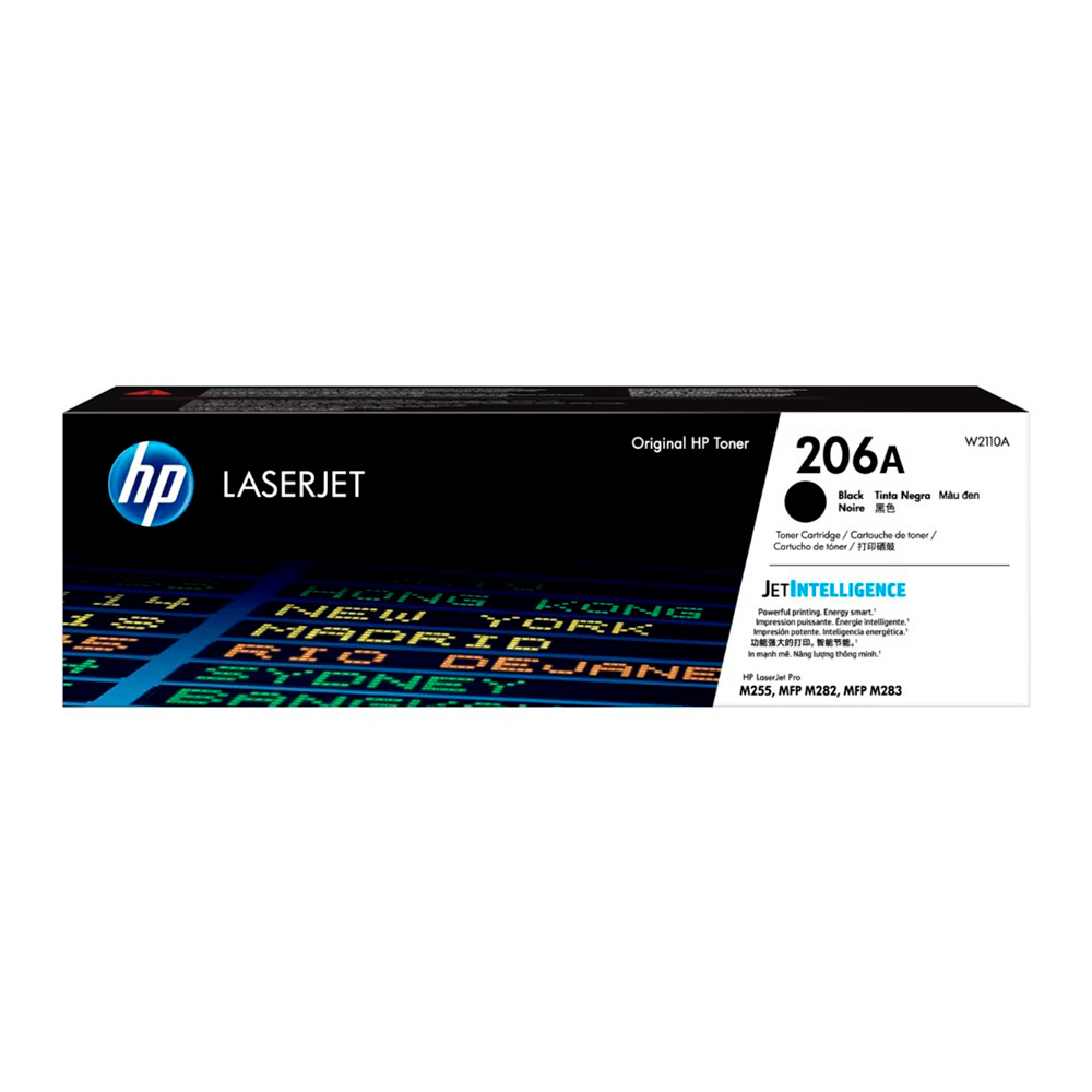 Cartucho de Toner HP W2110A serie 206A Negro