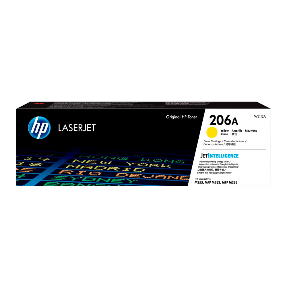 Cartucho de Toner HP W2112A serie 206A Amarillo