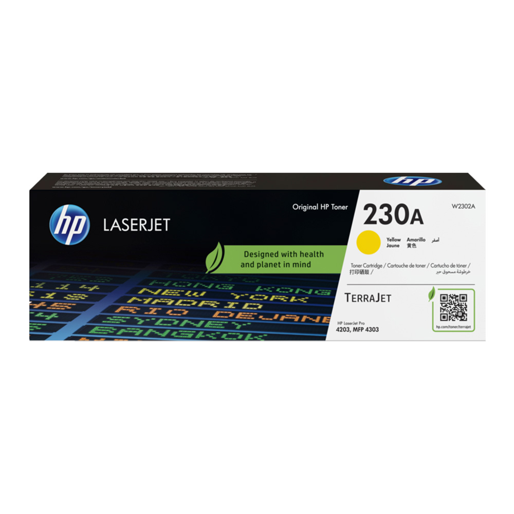 Cartucho de Toner HP W2302A serie 230A Amarillo