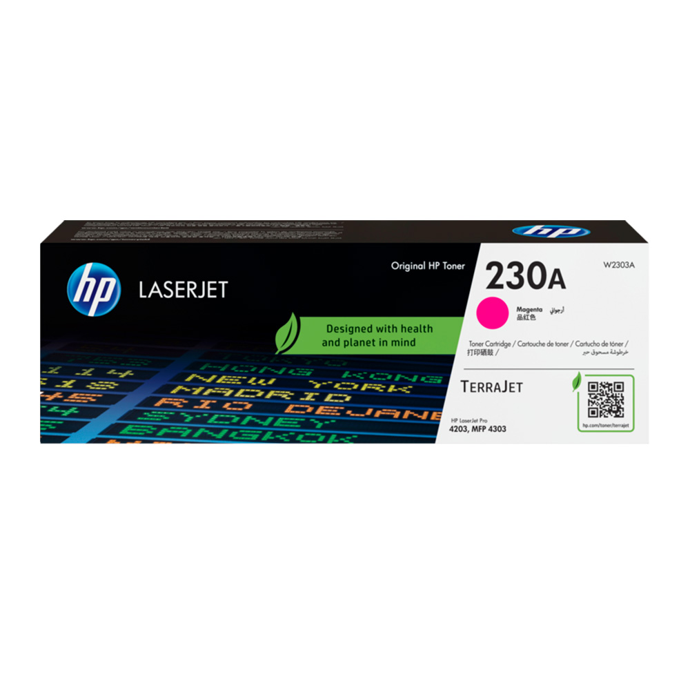 Cartucho de Toner HP W2303A serie 230A Magenta