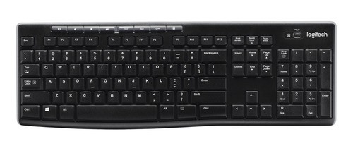 Teclado Inalámbrico Logitech K270 español negro