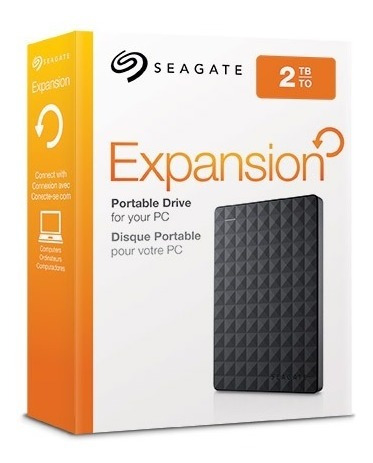 Disco Duro Externo Seagate Expansión 2TB USB 3.0 2.5in