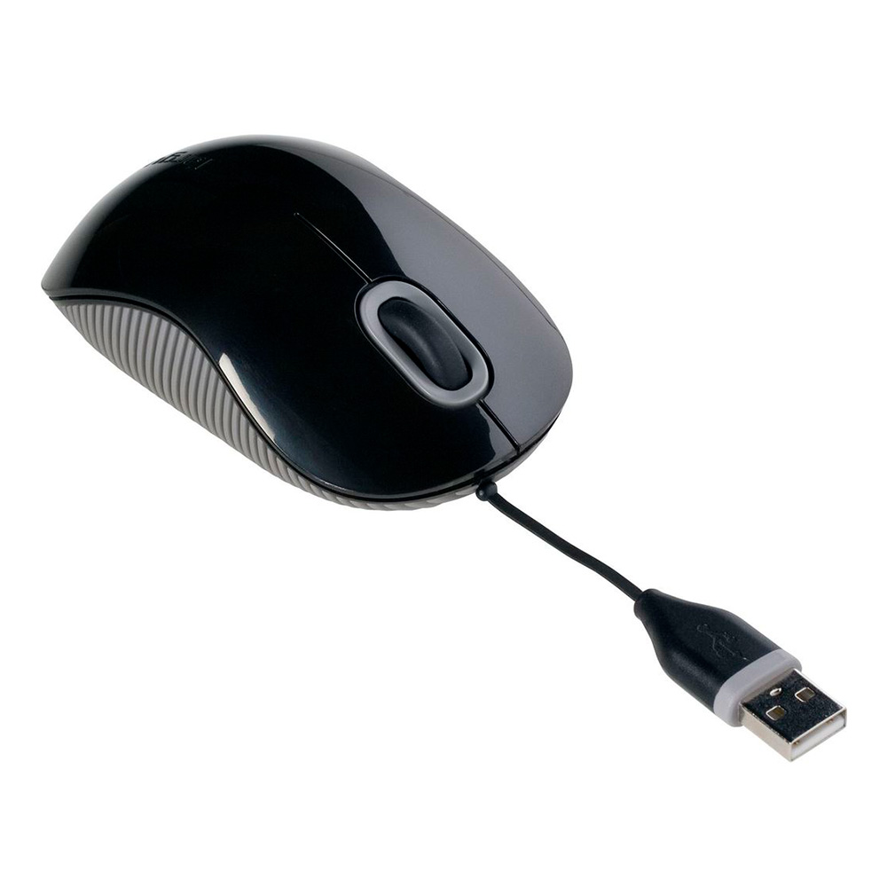 Mouse Óptico cable retráctil Targus Negro - AMU76US