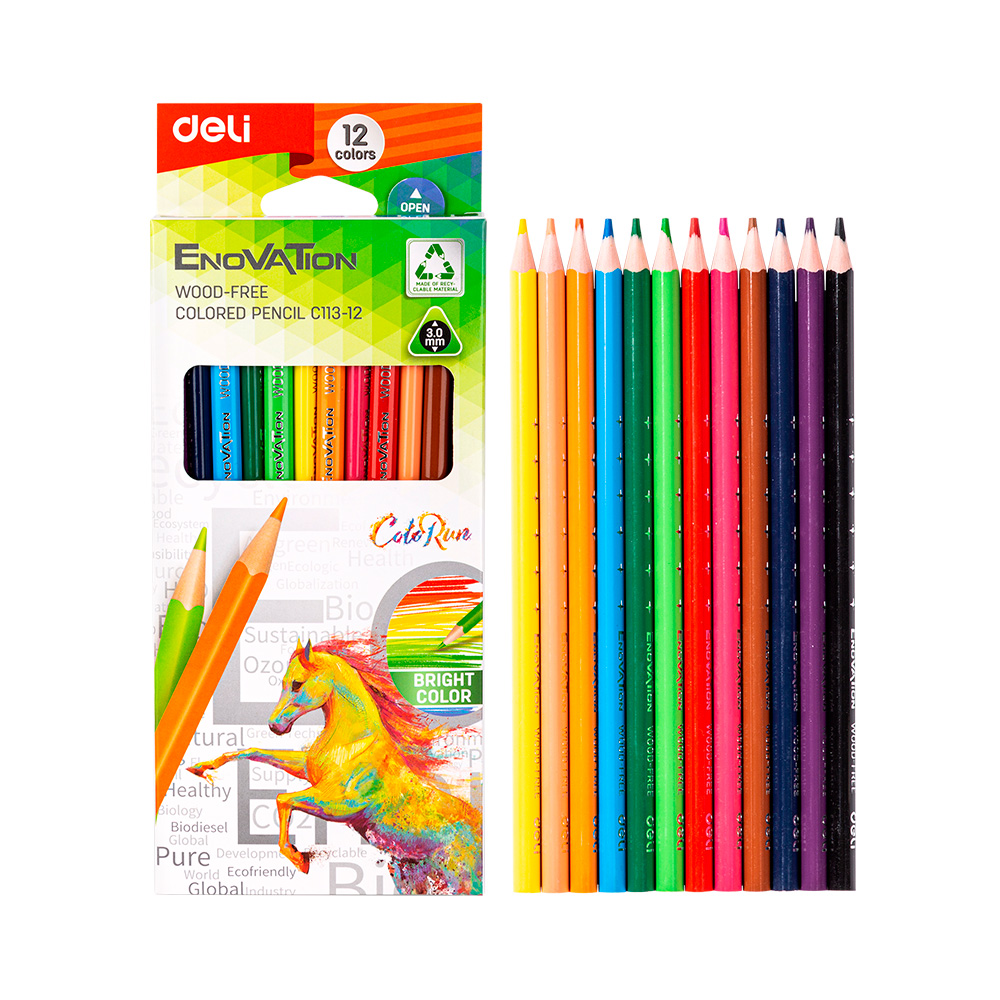 Colores Ecológicos Enovation Deli caja 12 colores *UMV-Inner de 24 cajas*