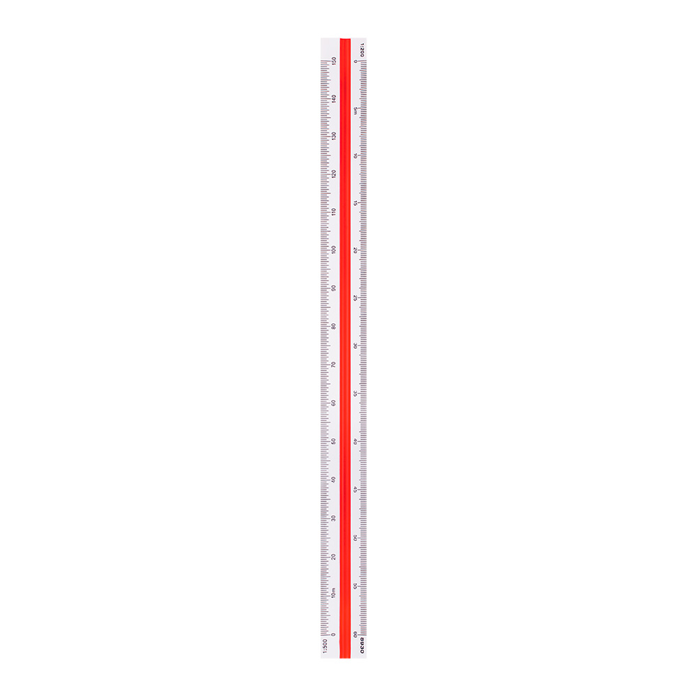 Regla Escala de Alta Precisión - escalímetro 30cm Deli 30cm *UMV-10und*