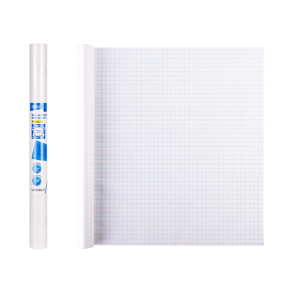 Papel Contact Transparente Deli rollo 50cmx5m *UMV-15 rollos*