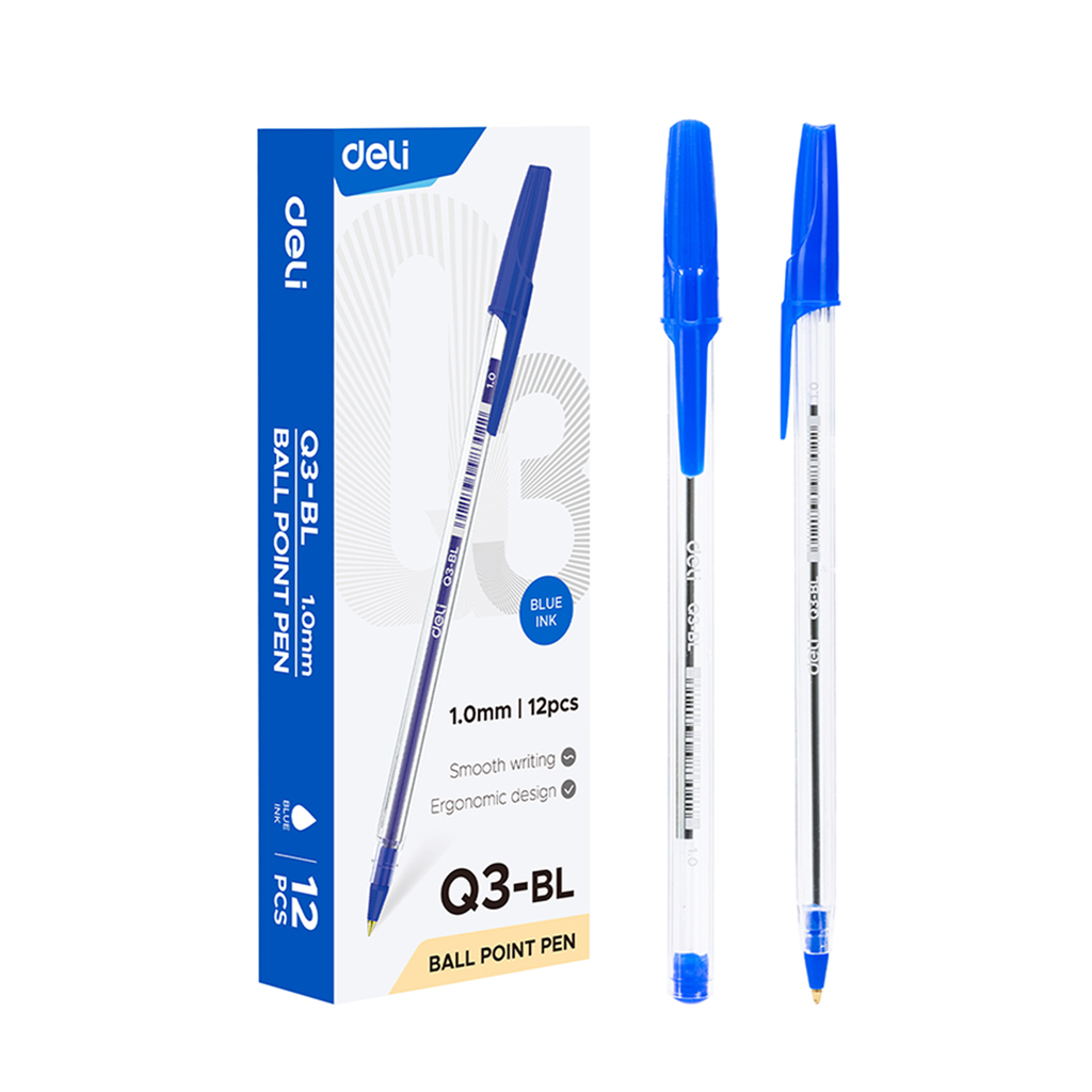 Bolígrafo azul Extra Suave Arrow-Deli *UMV-1 caja de 12und*