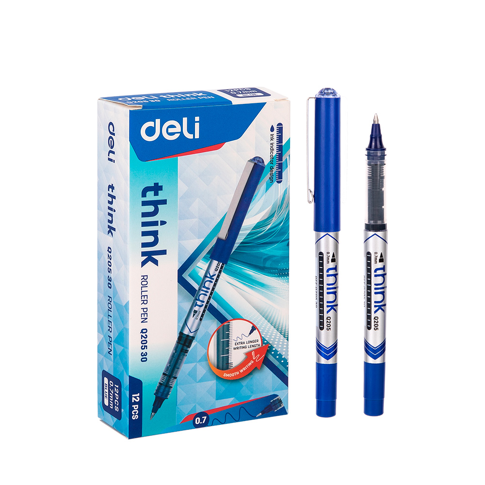 Bolígrafo Roller azúl Think-Deli *UMV-1 caja de 12und*