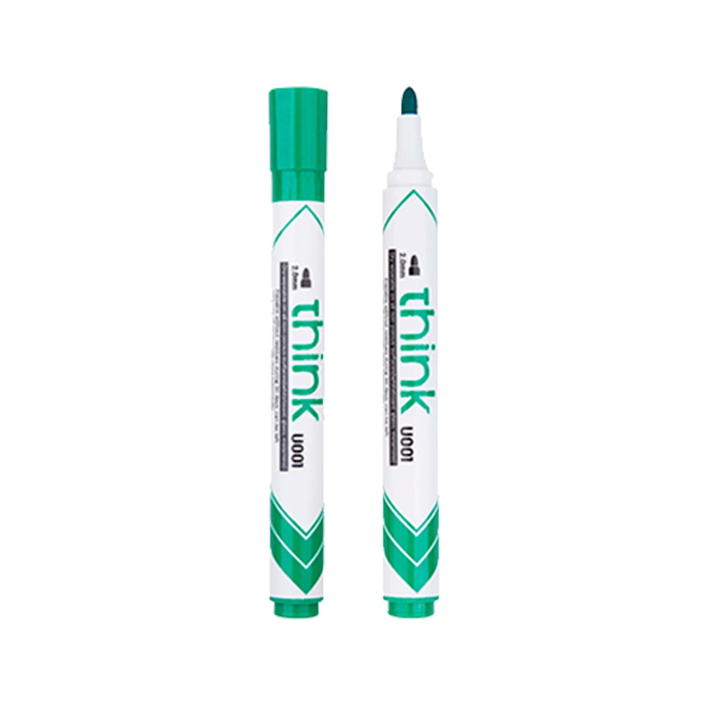 Marcador de Pizarra verde p/redonda Think-Deli *UMV-1 caja de 12und*