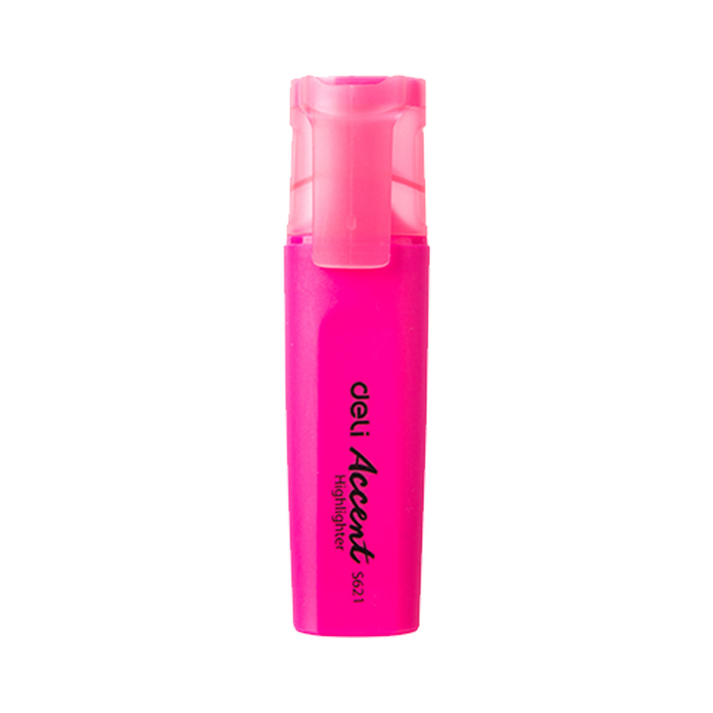 Resaltador Rosado p/biselada Accent-Deli *UMV-1 caja de 10und*