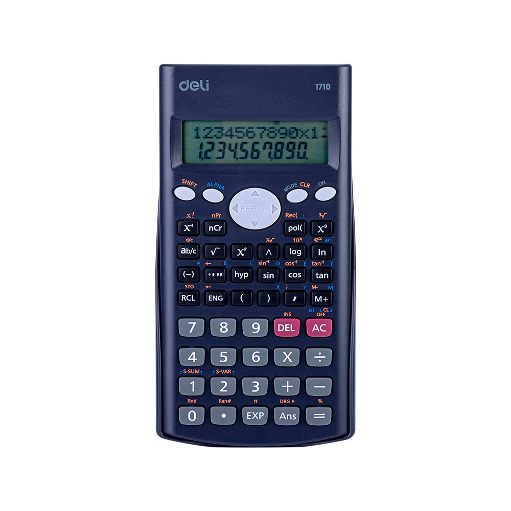 Calculadora Científica 12 dígitos negro Deli *UMV-1und*