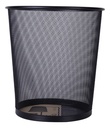 Papelera Malla metálica negro-pequeña Deli *UMV-1und*