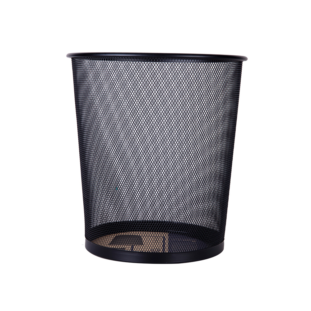 Papelera Malla metálica negro-mediana Deli *UMV-1und*