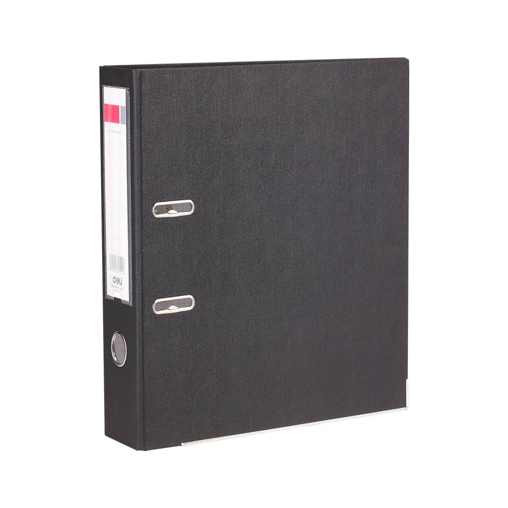 Archivador Carpeta 2 Aros Lomo Ancho Deli A4 3'' c/negro *UMV-10und*