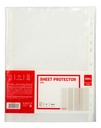 Protector separador de Carpetas Deli Transparente 50mic pack de 20uni-50mic *UMV 5packs*