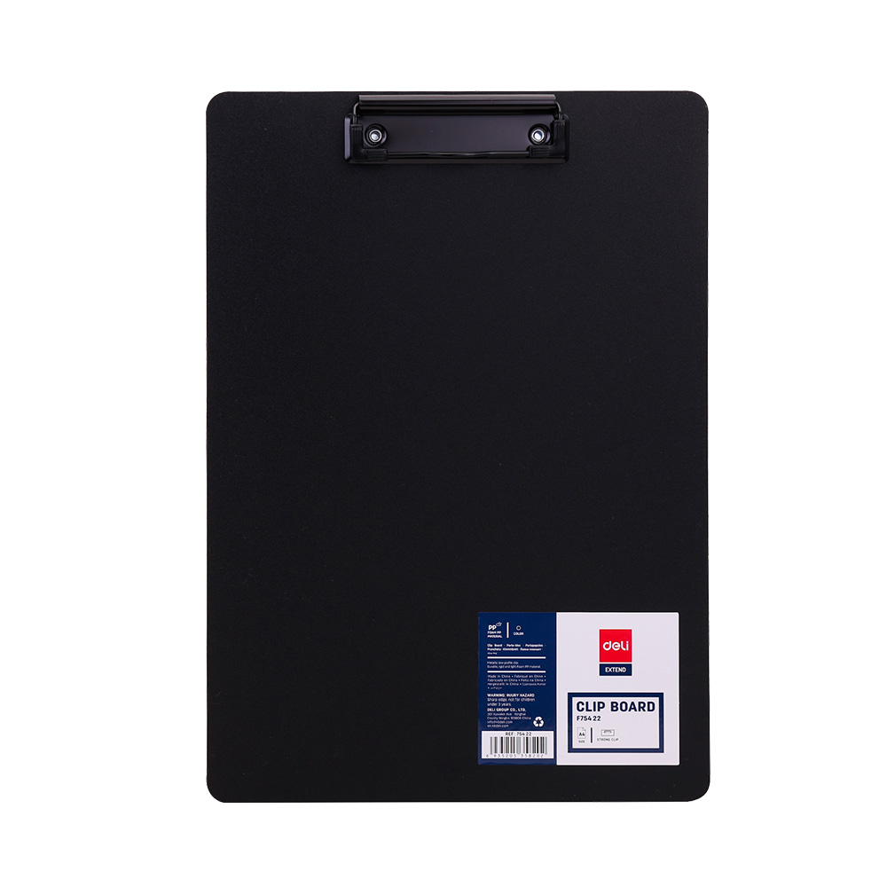 Tabla de Apoyo plástico negro Deli *UMV-6und*