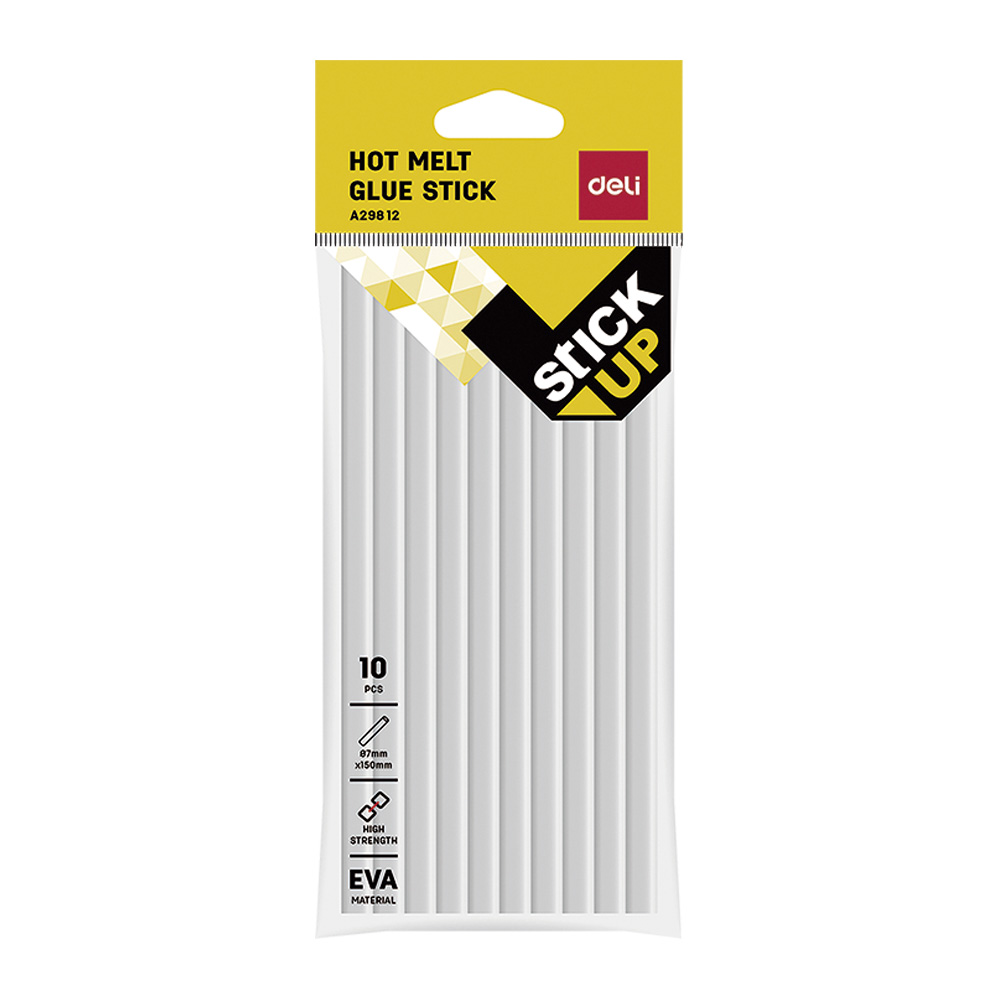 Barra de Silicone Deli 7mmx150mm *UMV-6packs de 10 barras*