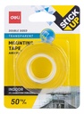 Cinta Multipropósito Transparente Deli 25.4mm*1.5m *UMV-6 und*