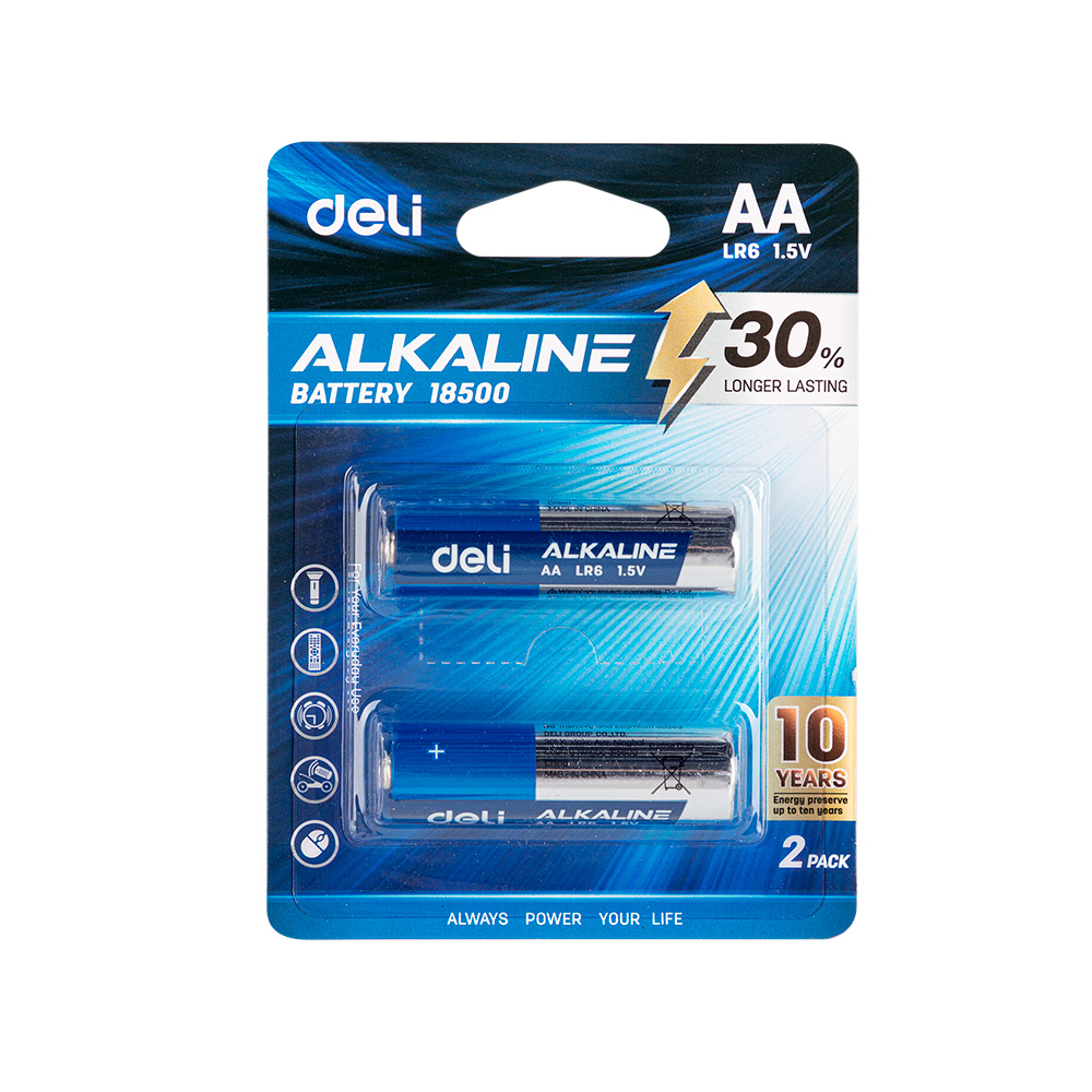 Baterías AA Deli LR6 2xblister *UMV-Inner 20 blisters*