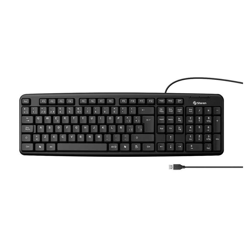 Teclado Steren cableado USB