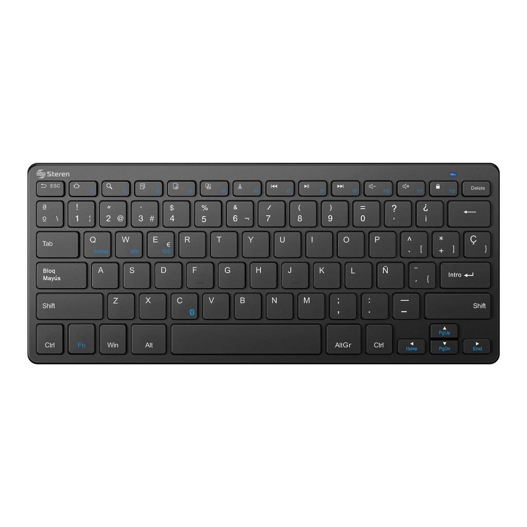 Teclado Inalámbrico Steren Bluetooth Compacto