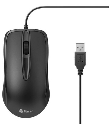 Mouse USB óptico Steren 1000 DPI