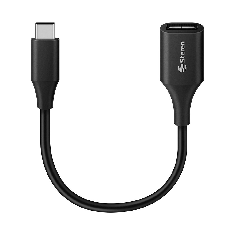 Adaptador USB C macho a USB 3.0 hembra Steren
