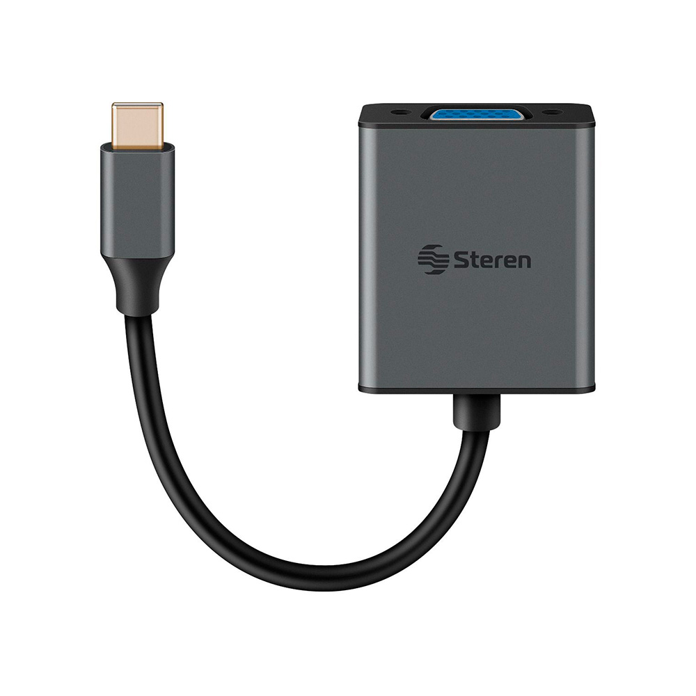 Adaptador USB C a VGA Steren