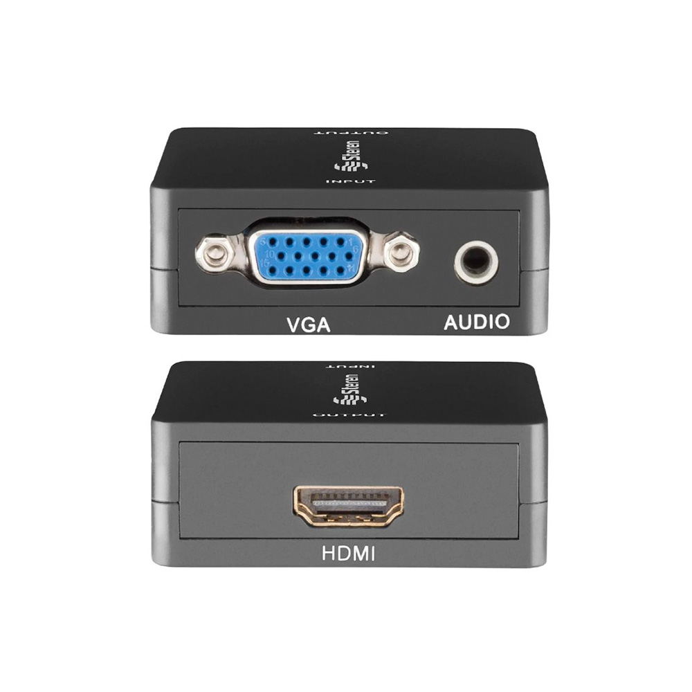 Adaptador Convertidor HDMI a VGA Hembra a Hembra Steren