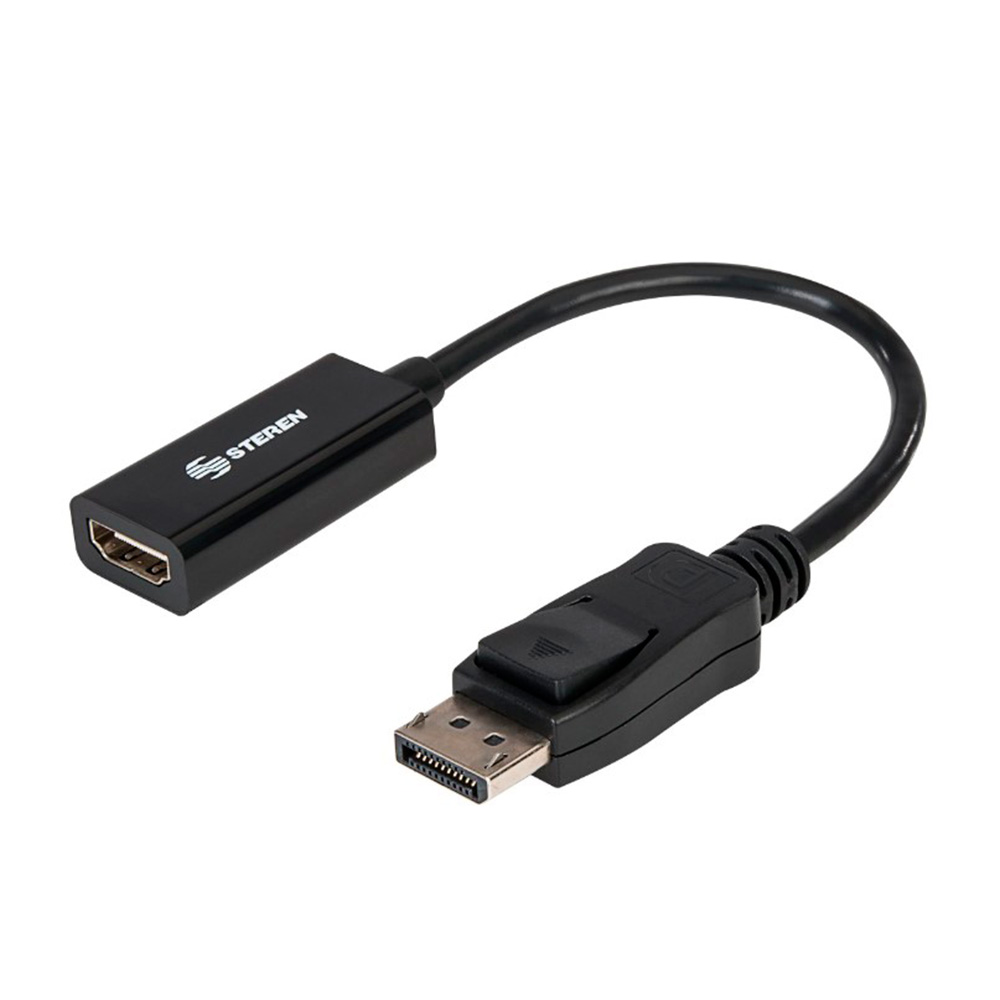 Cable Adaptador Convertidor DisplayPort Macho a HDMI Hembra Steren